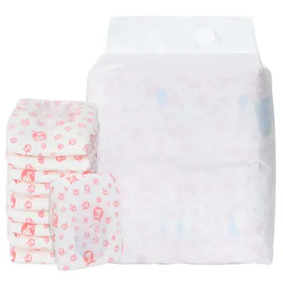 vidaXL Enkratna ženska pasja plenica 50 pcs Bela M