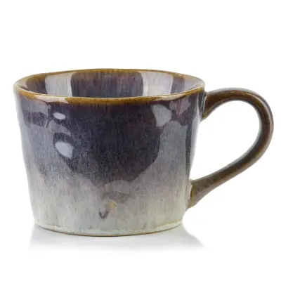 Skodelica keramična Basic Nature Kubek 14x10,5x8 cm barvna 1 kos