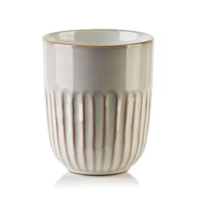 Skodelica keramika Basic Nature Kubek Bez Ucha 8x6x10 cm bež 1 kos