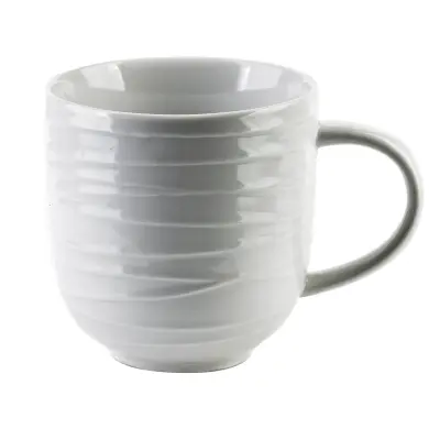 Skodelica porcelan BASIC Pr 310ml 12,5x9x9 cm bela 1 kos