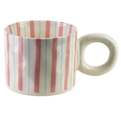 Skodelica porcelan RODI HTPC3800-SR 10x15,5x8 cm roza 1 kos