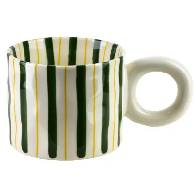 Skodelica porcelan RODI HTPC3794-SR 10x15,5x8 cm zelena 1 kos