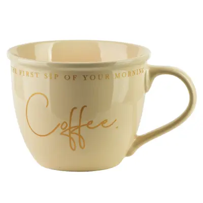 Skodelica porcelan Hendia Jumbo 500 ml 11,5x15,5x9 cm bež 1 kos