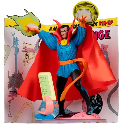 Figurica Marvel Doctor Strange 1:10th Scale Collectible with Scene (Strange Tales #128)  McFarlane Toys