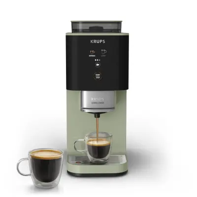 Avtomatski kavni aparat KRUPS COFFEE CRUSH +, zelen (SA401LE0)
