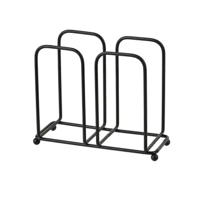 Servetnik kovina MODERN KITCHEN 14,5x6,5x12 cm črn 1 kos