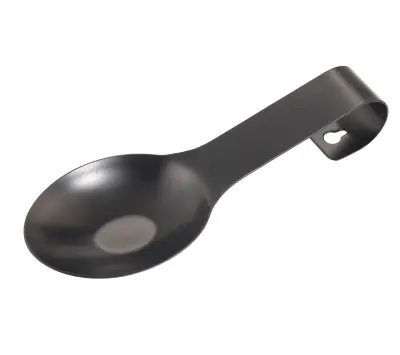 Podstavek za žlico Nerjaveče jeklo Modern Kitchen 25,5x9x4,5 črna 1 kos