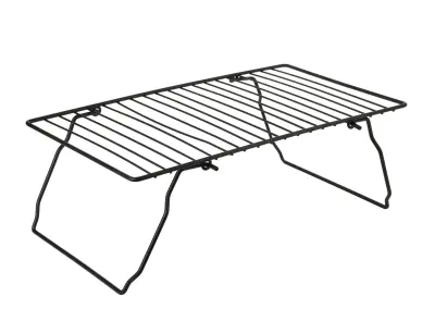 Plošča polička metal MODERN KITCHEN 37x21x13,5 črna 1 kos