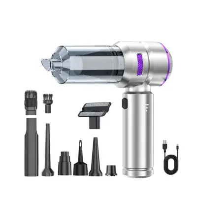 Brezkrtačni avto sesalnik 100W, Type-C, 6000mAh, 3-stopenjski