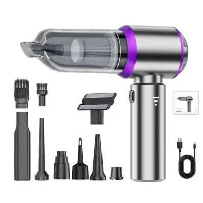 Brezkrtačni ročni avto sesalnik, USB-C, 16000Pa, 6000mAh