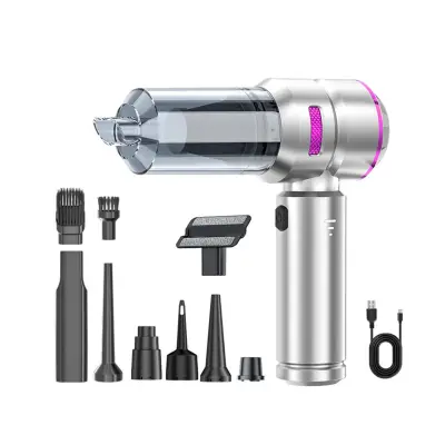 Brezkrtačni ročni sesalnik za avto 100W, 6000mAh, 3-stopenjski