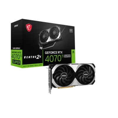 Obnovljeno - znaki rabe - Grafična kartica nVidia RTX4070Ti Super MSI Ventus 2X OC - 16GB GDDR6X (V513-615R)