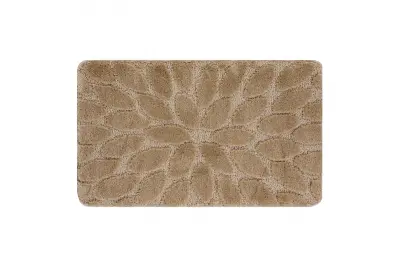 Kopalniška preproga SUPREME STONES, kamni, nedrseča, mehka - bež 50x80 cm