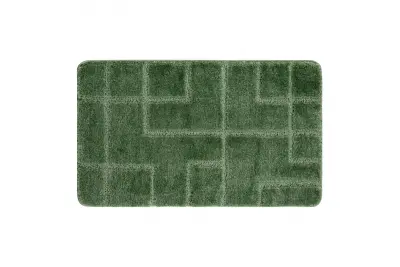 Kopalniška preproga SUPREME LINES, linije, nedrseča, mehka - zelena 60x100 cm