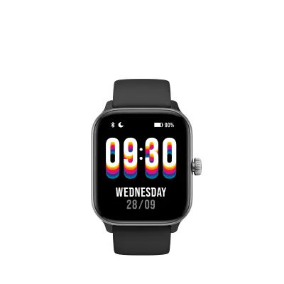 PRIXTON Pametna ura Smartwatch SWB32, Pomnilnik Flash 1GB, Glasovni Pomočnik Alexa, Vodoodporna IP68, True Wireless Stereo, Funkcija Multisport, Klic