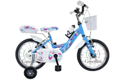 Otroško kolo za deklice BABY BUNNY 14" – modro