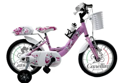 Otroško kolo za deklice BABY BUNNY 14" – rožnato