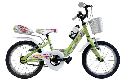 Otroško kolo za deklice BABY BUNNY 16" – svetlo zelena