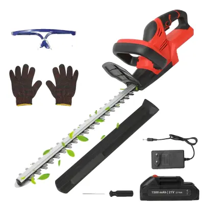 Brezžični obrezovalnik žive meje, dvojna akcija rezila, lahka zasnova, 1 Baterija