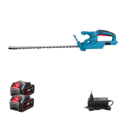 Škarje za žive meje, 20 palcev, brezkrtačni motor, 3000W, 2 baterijski komplet