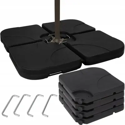 4 delno zunanje stojalo za senčnik podstavek z vodo