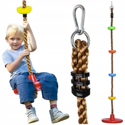 2v1 PVC otroška vrtna gugalnica za plezanje do 100kg