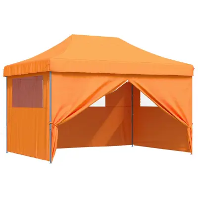 vidaXL Zabavni šotor Oranžna 279 x 410 x 315 cm Oxford tkanina