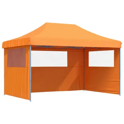 vidaXL Zabavni šotor Oranžna 292 x 440 x 315 cm Oxford tkanina