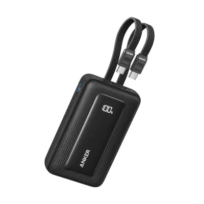 Polnilna baterija ANKER ZOLO 20K/45 W + 2 x kabel USB-C, črna