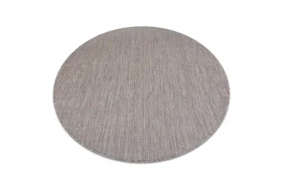 Preproga sisala SION ratas A5165A Melange plosko tkanje bež cercle 120 cm