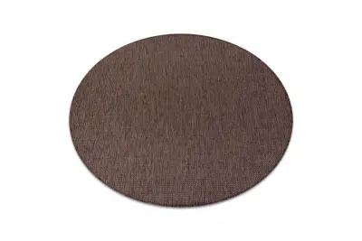 Preproga sisala SION ratas A5165A Melange plosko tkanje rjava cercle 120 cm