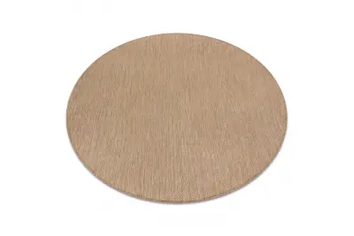 Preproga sisala SION ratas A5165A Melange plosko tkanje naravno cercle 120 cm