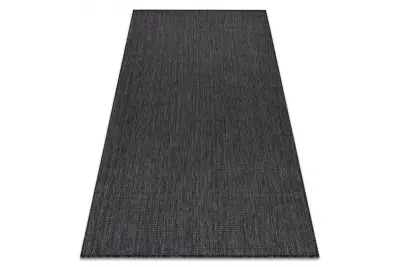 Preproga sisala SION A5165A Melange plosko tkanje črna 140x190 cm