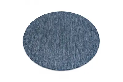 Preproga sisala SION ratas A5165A Melange plosko tkanje mornarica cercle 120 cm