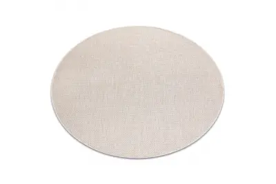 Preproga sisala SION ratas A5165A Melange plosko tkanje ekru / krema cercle 120 cm