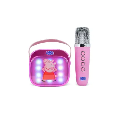Karaoke OTL PEPPA PIG POPSING LED LIGHT UP, brezžične, z mikrofonom