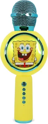 Brezžični karaoke mikrofon OTL POPSING LED LIGHT UP SPONGEBOB