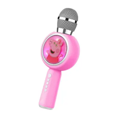 Brezžični karaoke mikrofon OTL POPSING LED LIGHT UP PEPPA PIG