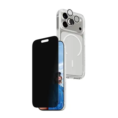 Komplet za zaščito PANZERGLASS CARE IPHONE 17 PRO BUNDLE 3V1 PRIVACY