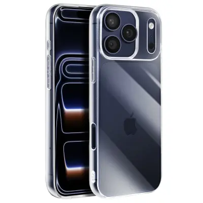 Ultra Tanek Ovitek za iPhone 17 Pro iz Mehkega Silikona, Serija Clear Case, Prozorno