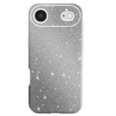 Ovitek za iPhone Air, dvobarvna zasnova in bleščeča obdelava, Srebrna