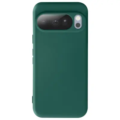 Ovitek za Google Pixel 10 Pro iz mehkega silikona, mehak na dotik, Temno zelena