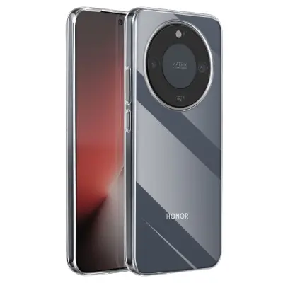 Ohišje za Honor Magic 8 Lite mehko silikonsko ultra tanko, Prozorno