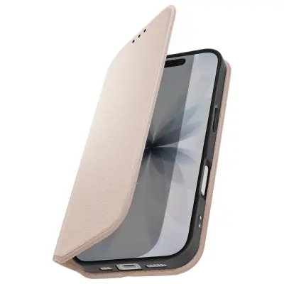 Folio etui za iPhone 17 z držalom za kartice in funkcijo stojala, Zlata