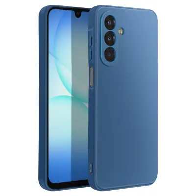 Ovitek za Samsung Galaxy A17 iz Mehkega Silikona, Odporen na Udare, Svetlo modra