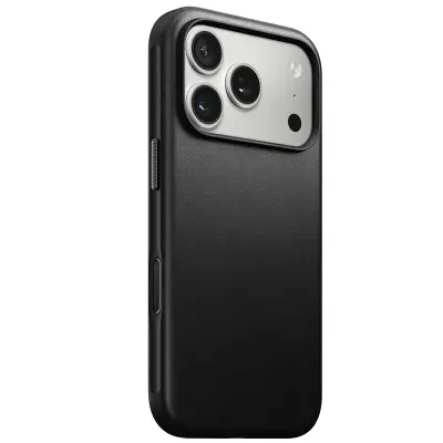 Nomad, Ovitek za iPhone 17 Pro MagSafe iz vrhunskega usnja, odporen na udarce, Črna