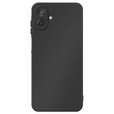 Ovitek za Samsung Galaxy A07 iz silikona Soft Touch protizdrsni, Črna