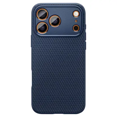 Spigen SGP, Ovitek za iPhone 17 Pro, tekoči zrak, mehak, nedrseč, Modro morsko