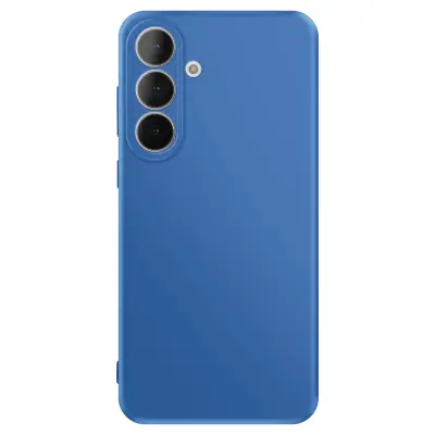 Ovitek za Galaxy S25 Plus, dvomaterialna zaščita z vrtljivim magnetnim obročem, Modra