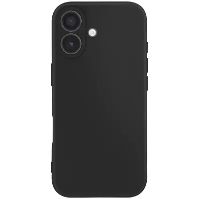 Ovitek za iPhone 17 Soft-Touch silikonski serije Fast Cover, Črna